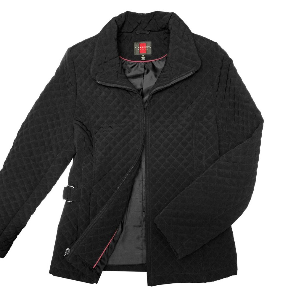 Women's Gallery Side-Tab Quilted Jacket  Black PS